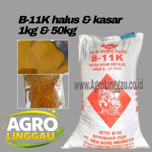 PAKAN AYAM B11K HALUS KASAR 1 KG & 50 KG