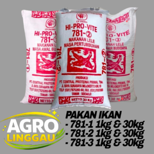 HI-PROVITE PAKAN IKAN 781-1, 781-2, 781-3 1 KG & 30 KG