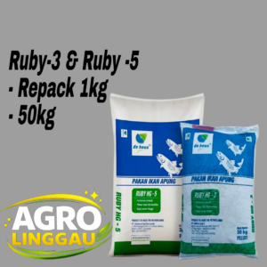 PAKAN IKAN RUBY HG-3, HG-5 1 KG & 30 KG